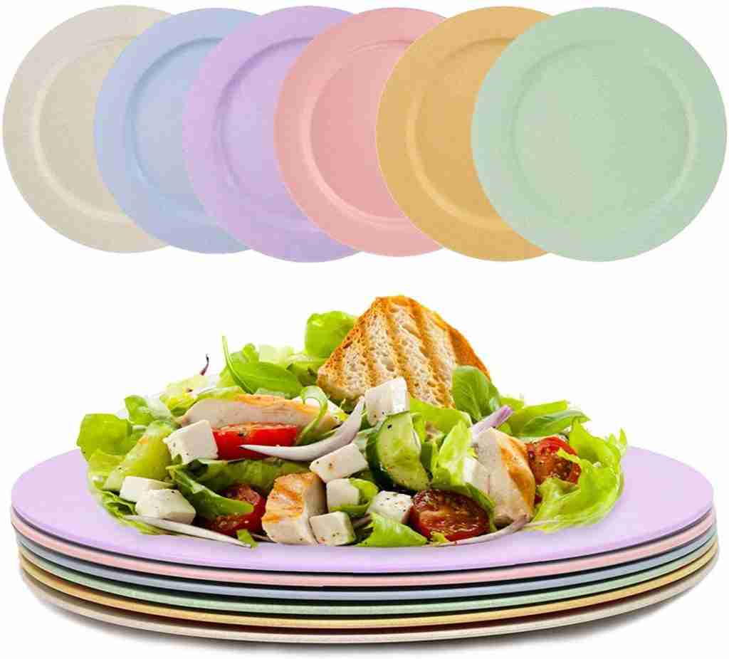 Deeco Lightweight dinner plates for kids and elderly