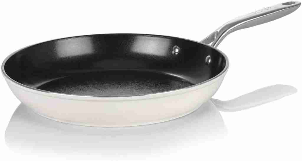 Ceramic non stick frying pan PTFE and PFOA free, Dishwasher and oven safe 