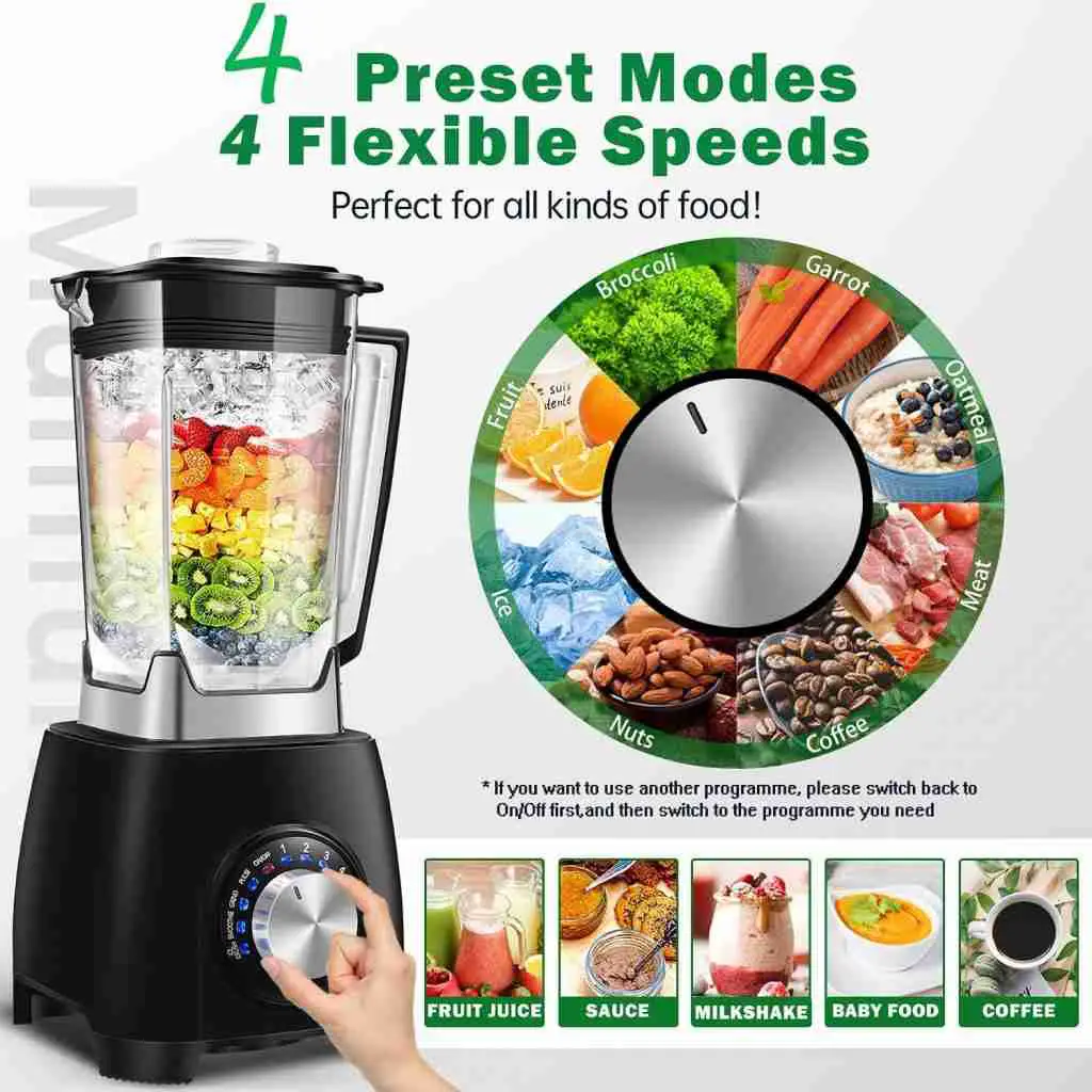 Easepot Kitchen Professional Blender for Dysphagia, pureeing, smoothies and shakes