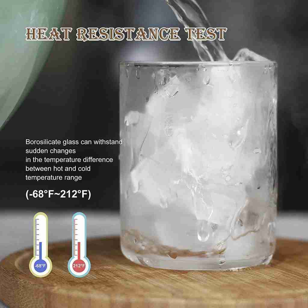 Borosilicate thin lead free drinking glass