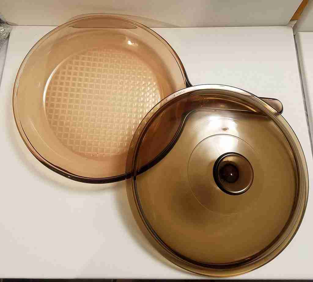 Vision Corning glass frying pan for stovetops