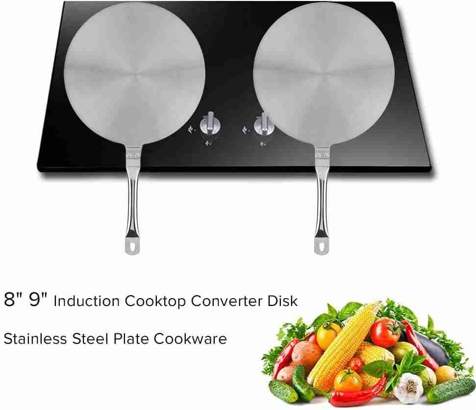 Induction converter disk for non-induction cookware