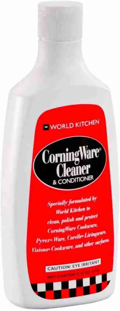 Corningware Cleaner and Conditioner for removing scratches