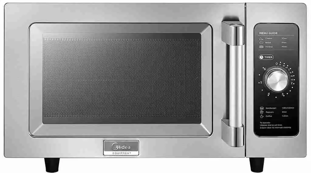Midea countertop 1000 wattage microwave oven for Popcorn