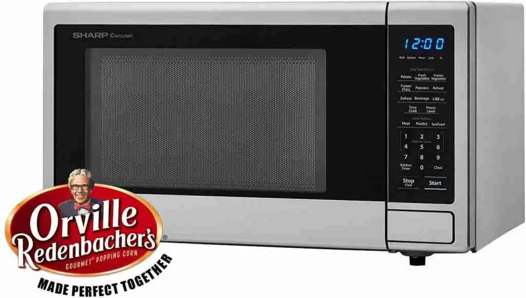 Sharp 1.1 cubic feet, 31 Litres Microwave oven size for popcorn