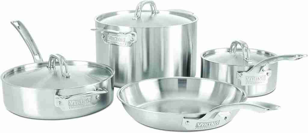 Vikings pots and pans stainless steel set made in USA
