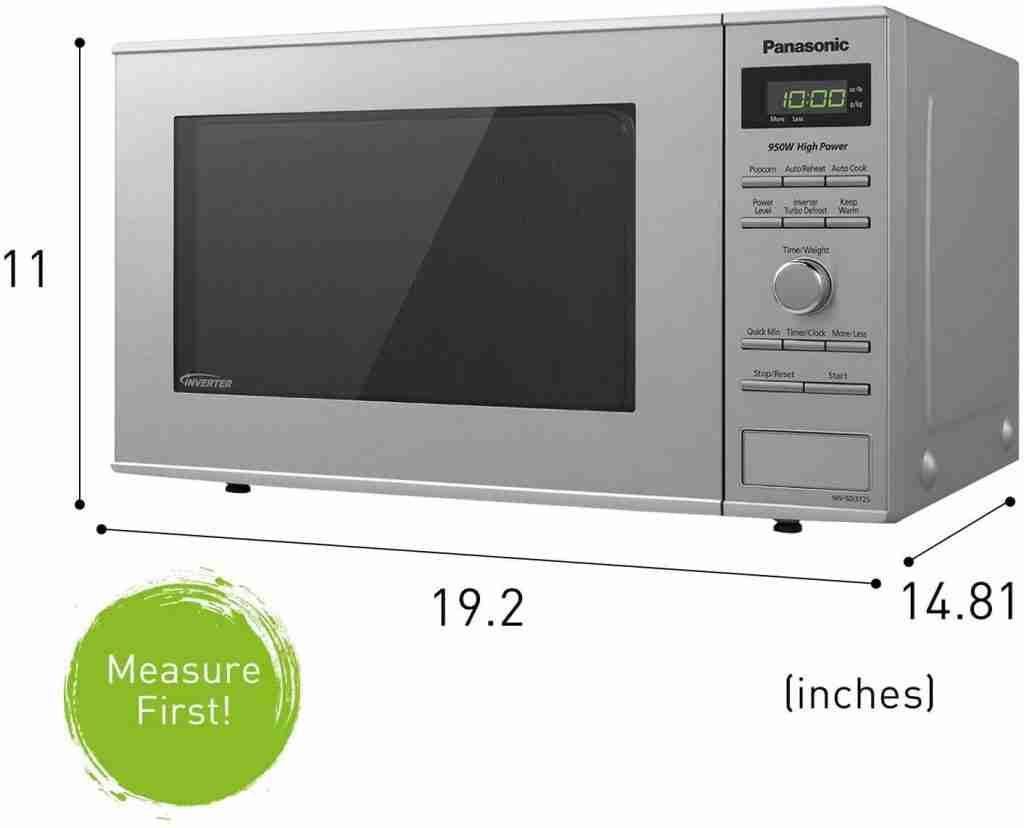 20 Litres, 0.8 cubic feet capacity Panasonic Microwave Oven