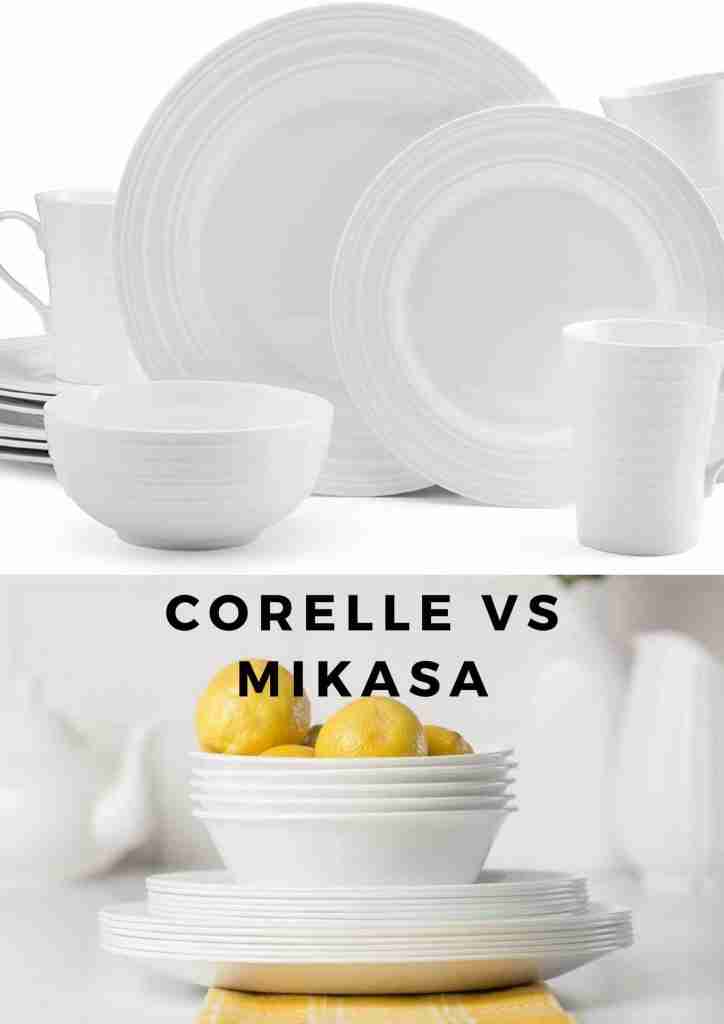 corelle vs mikasa dinnerware