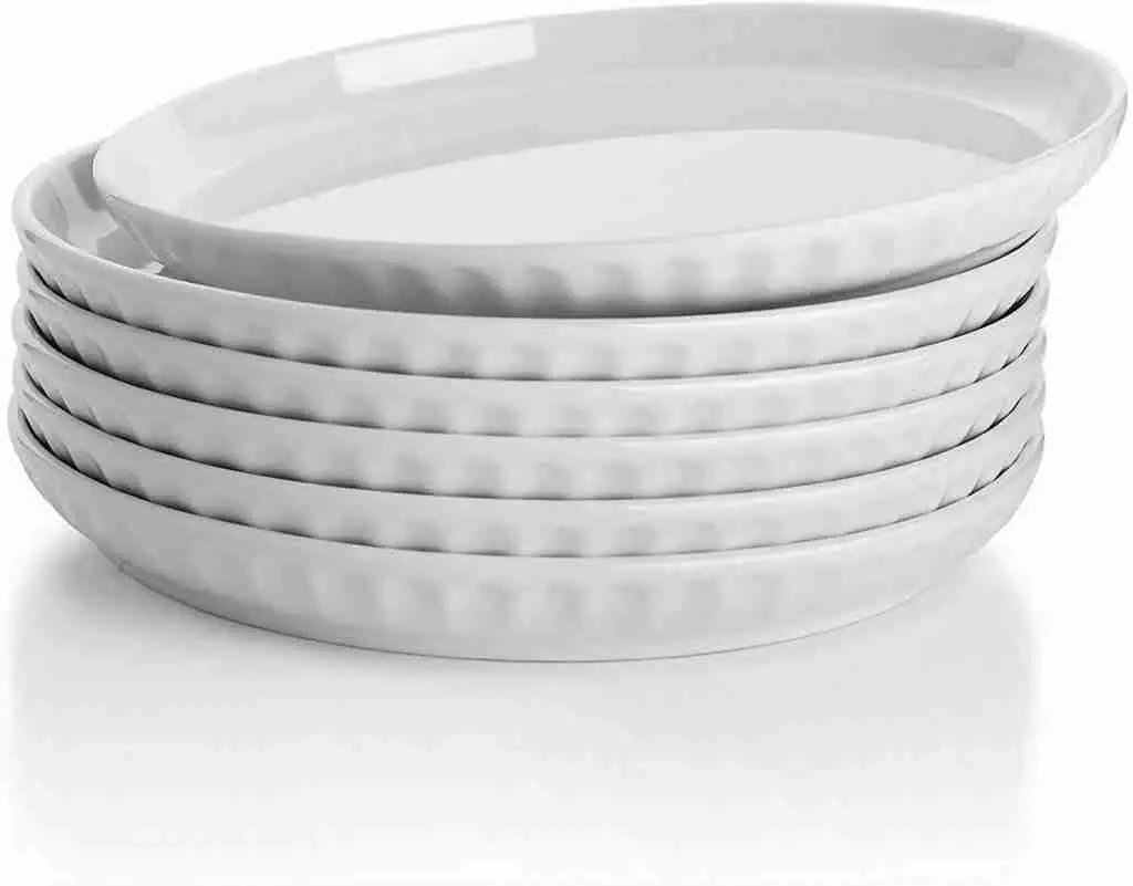 Porcelain white dinnerware set