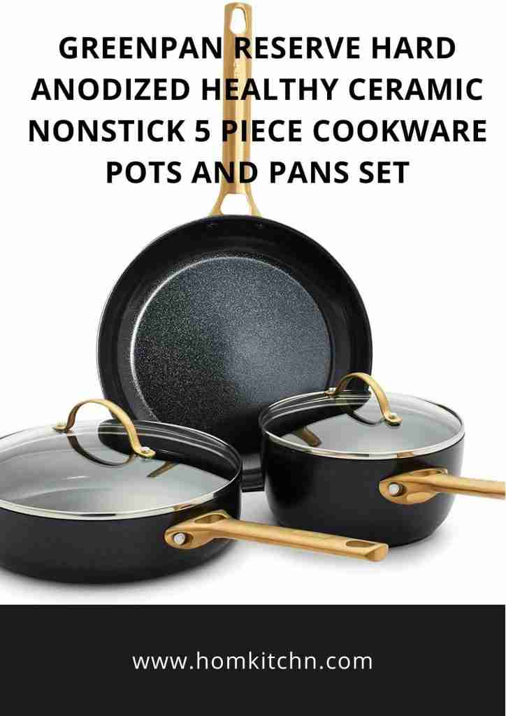 GreenPan healthy ceramic non stick cookware(Pots and Pans) for gas stove