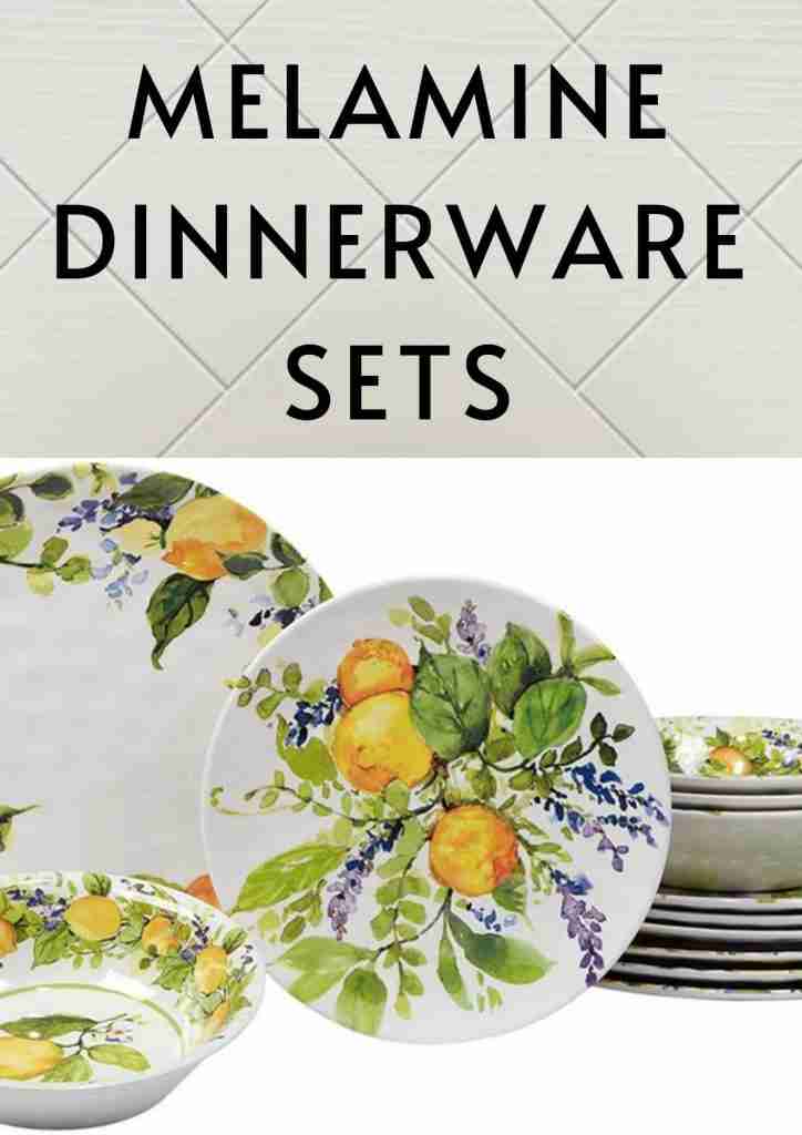 Melamine dinnerware sets