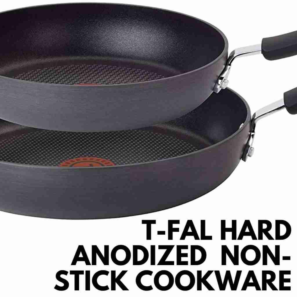 T-fal anodized non-stick titanium cookware PFOA and PTFE FREE