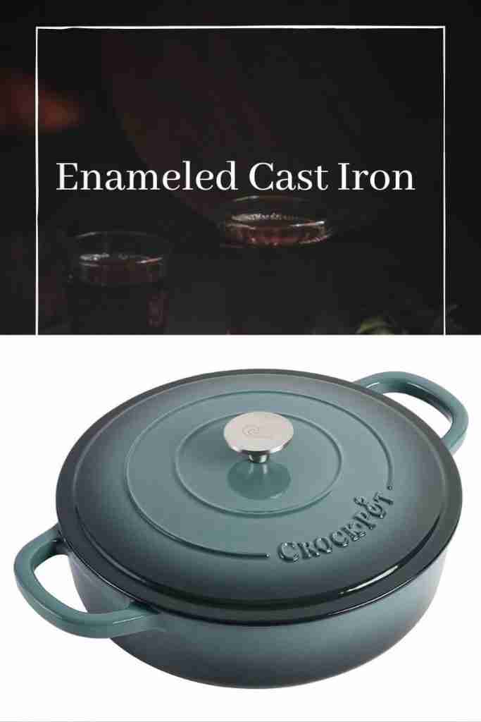 Enameled cast iron