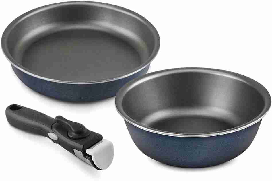 Shineuri Japanese pots and pans with removable handles