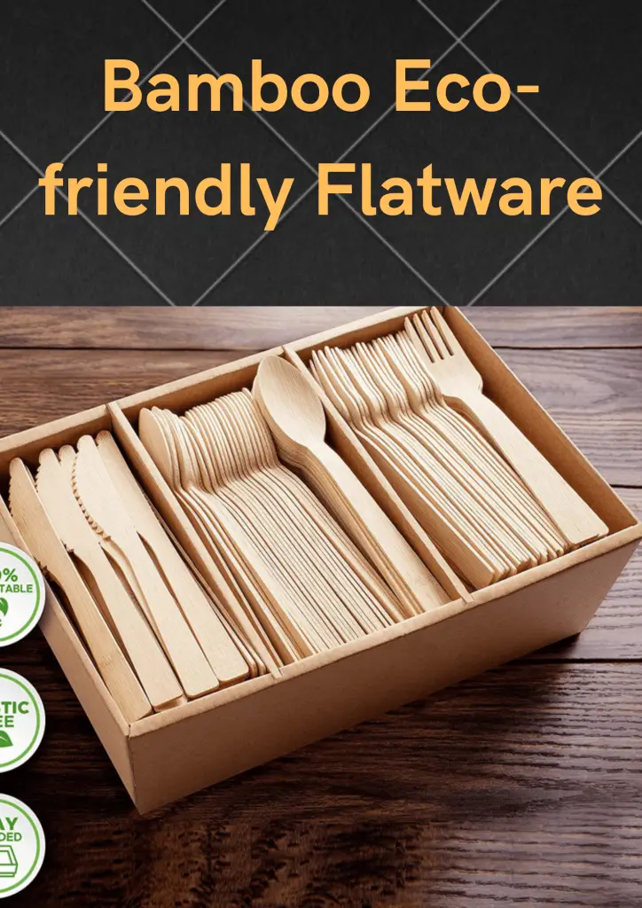 Bamboo eco friendly non toxic flatware